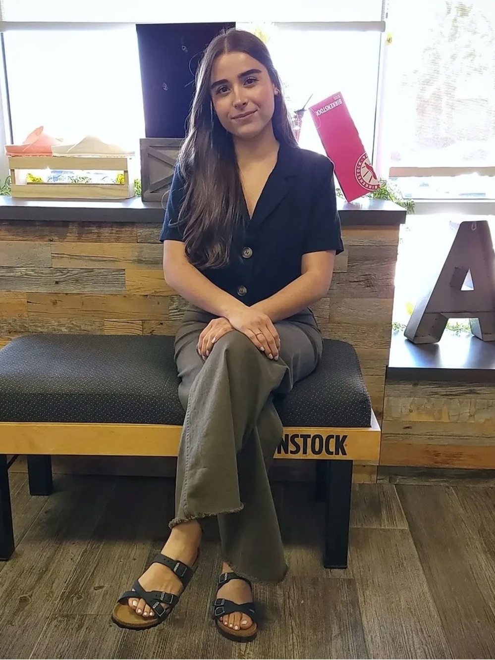 Birkenstock 💅 Franca Black Oiled Leather Buckle Sandals Slides Wmns 37 38 39 40 - Picture 2 of 12